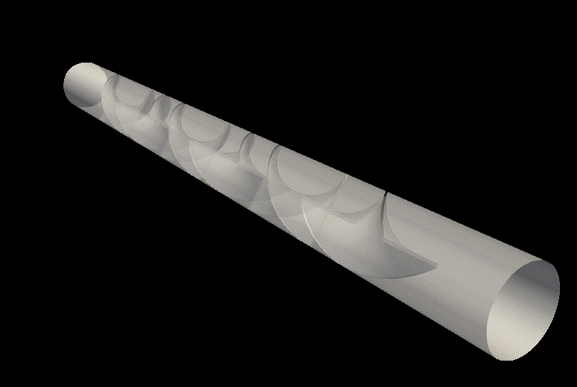 Laminar Flow Simulation of a Kenics Helical Static Mixer